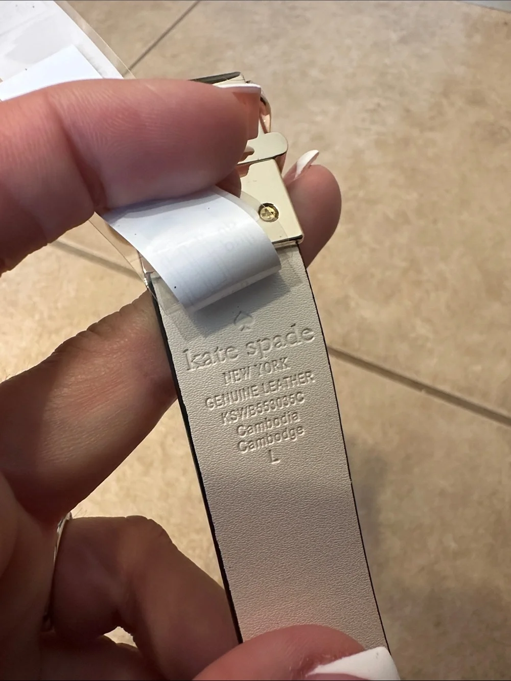 New Kate Spade Reversible Belt